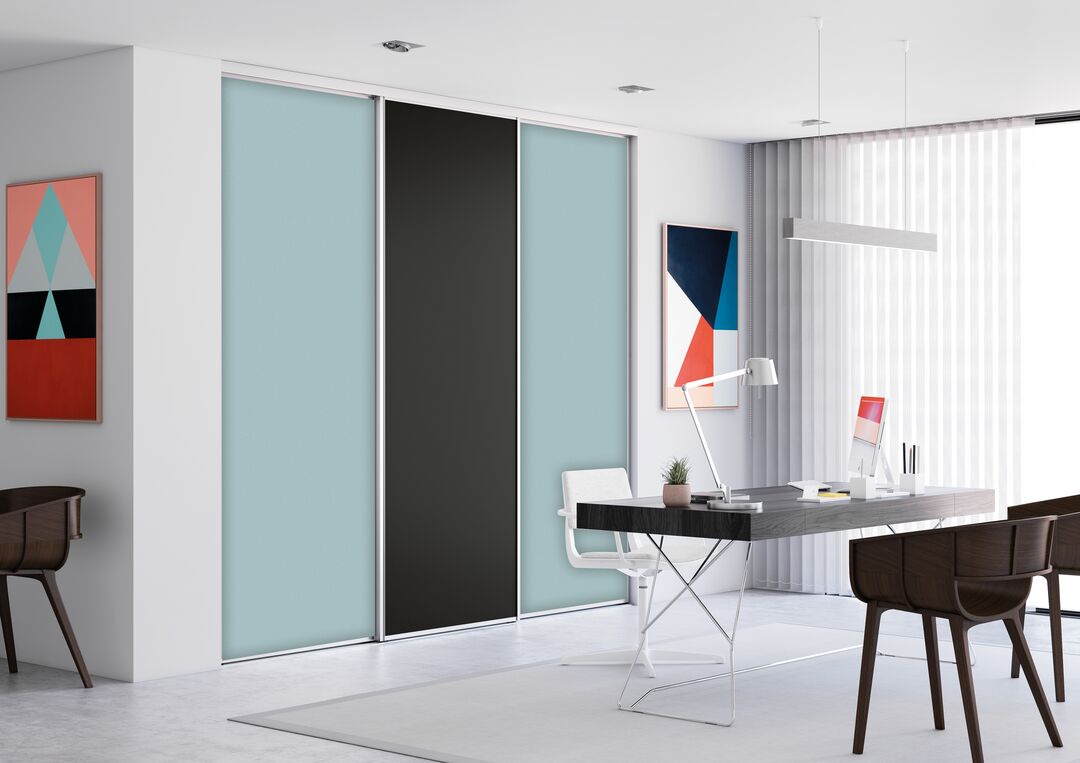 Portes de placard coulissantes sur-mesure YKARIO modèle Classic