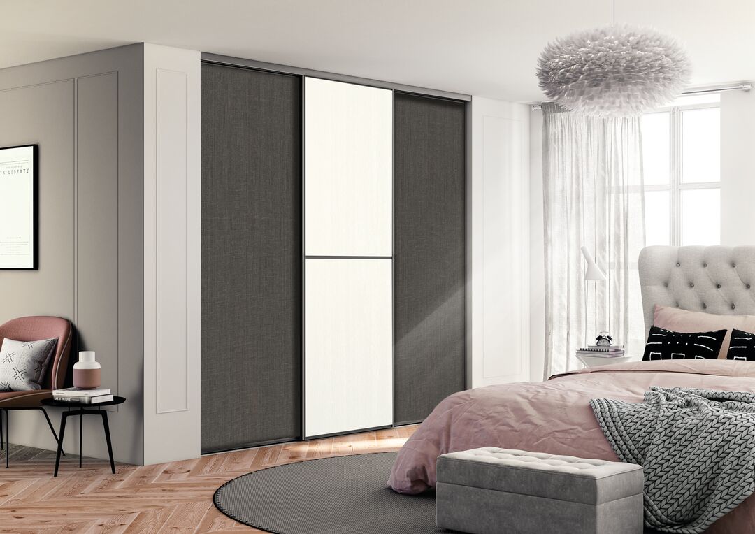 Porte de placard sur-mesure Ykario modèles Classic et Domino