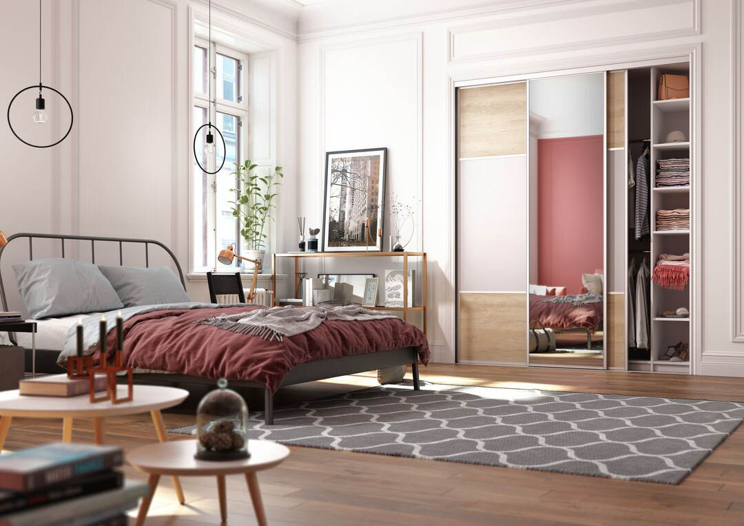 Porte de placard Loft Vertigo - Porte de placard sur mesure pliante d'ILIKO