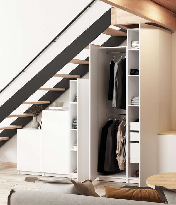 dressing creativ' ykario sous escalier