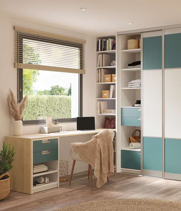 Le dressing bureau, plus de rangement et plus d'espace