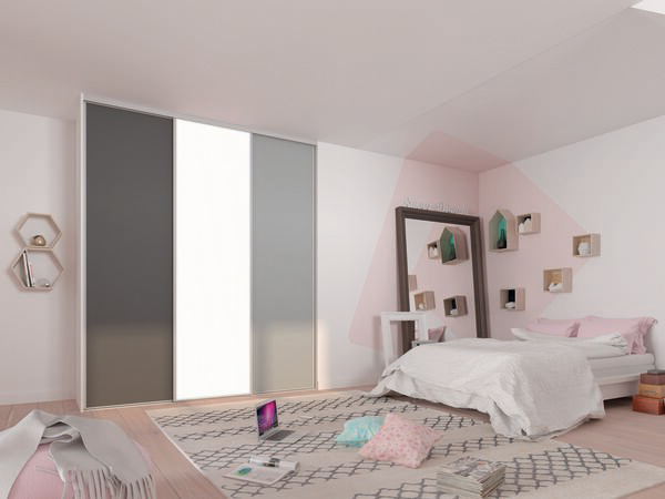3 portes de placard sur-mesure ykario