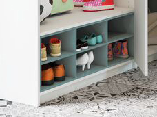 cube déco pour ranger les chaussures