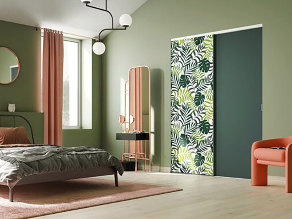 porte pixo décor jungle verte