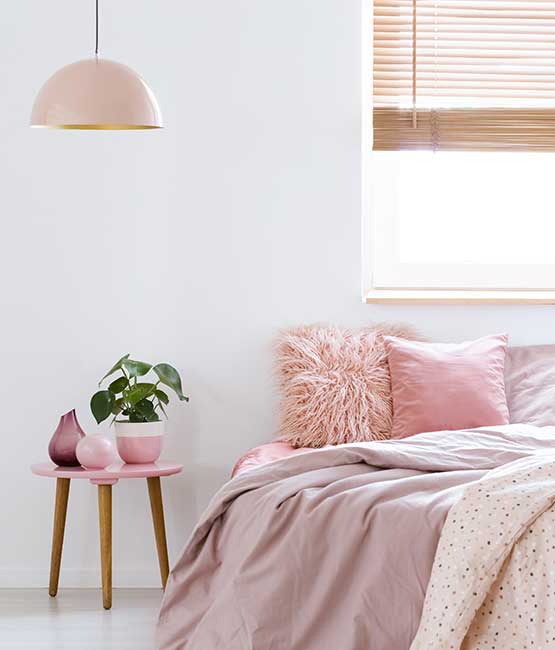 Décoration chambre rose